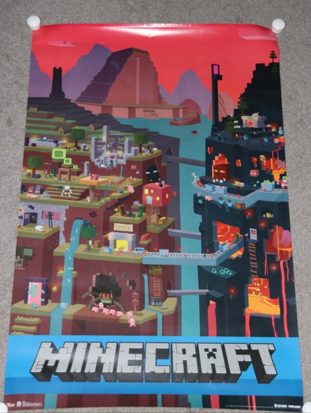 Minecraft Poster (33"×22")